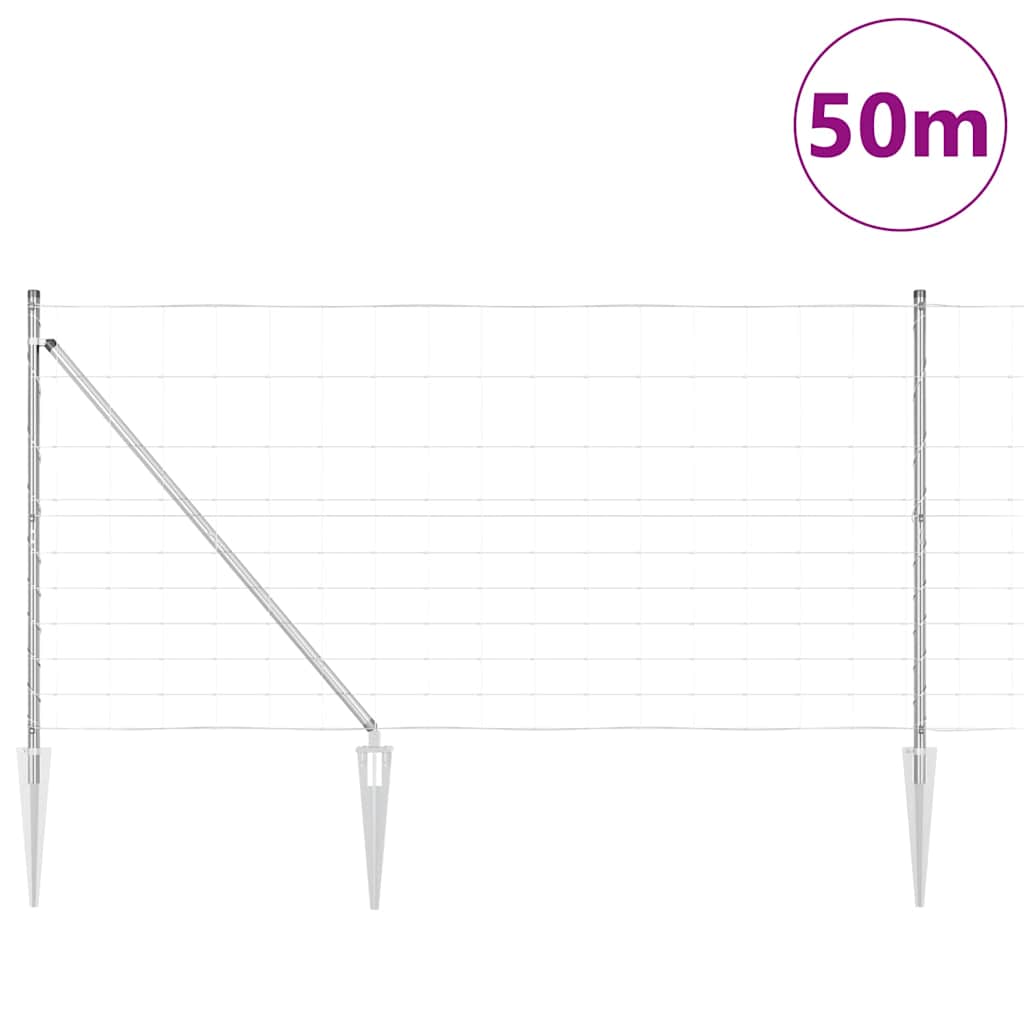 Zavareno žičano ograđivanje s bodljama 50 x 1,2 m (Š x V)