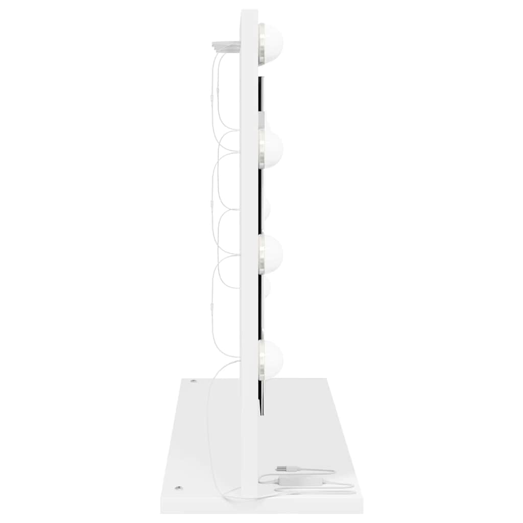 Ogledalo za Toalet Pravokutni Bijelo 60 x 45 x 18 cm