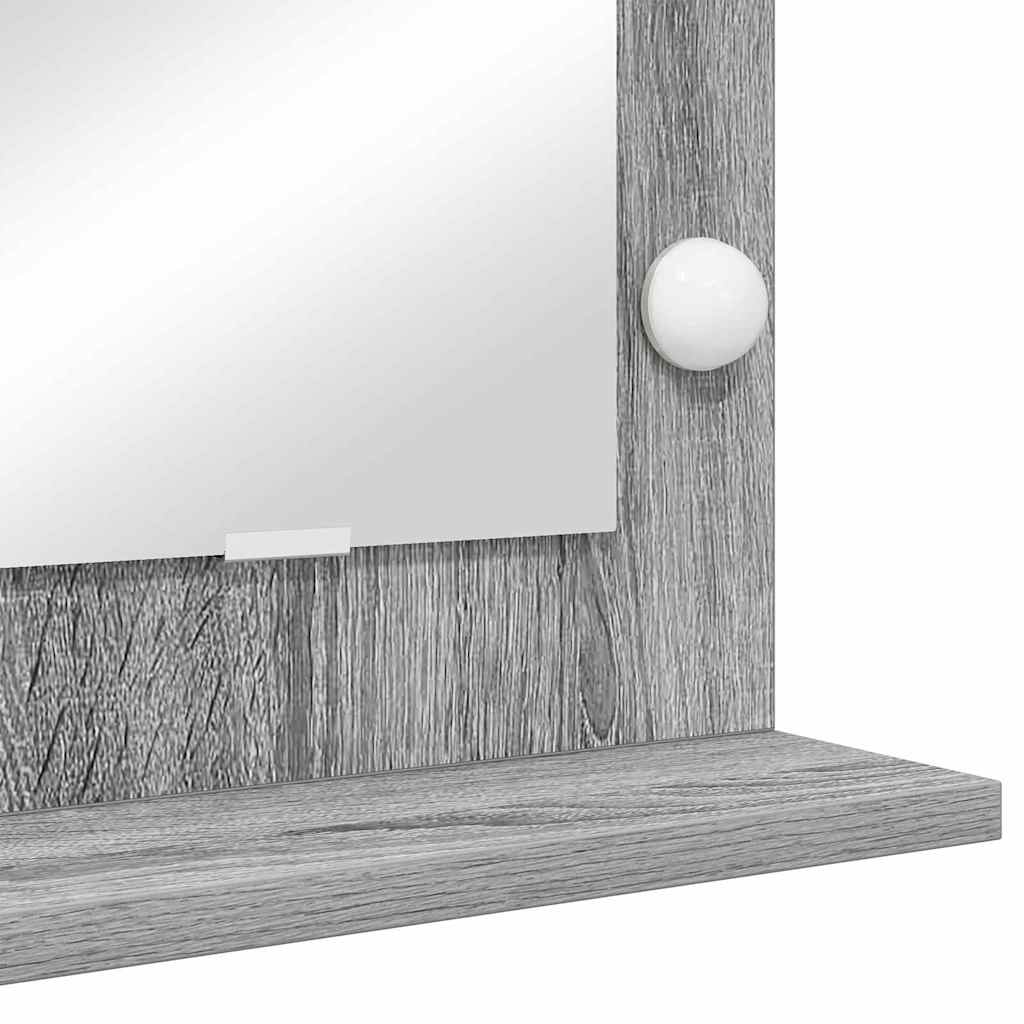 Ogledalo za Toalet Pravokutni Siva Sonoma 100 x 45 x 18 cm