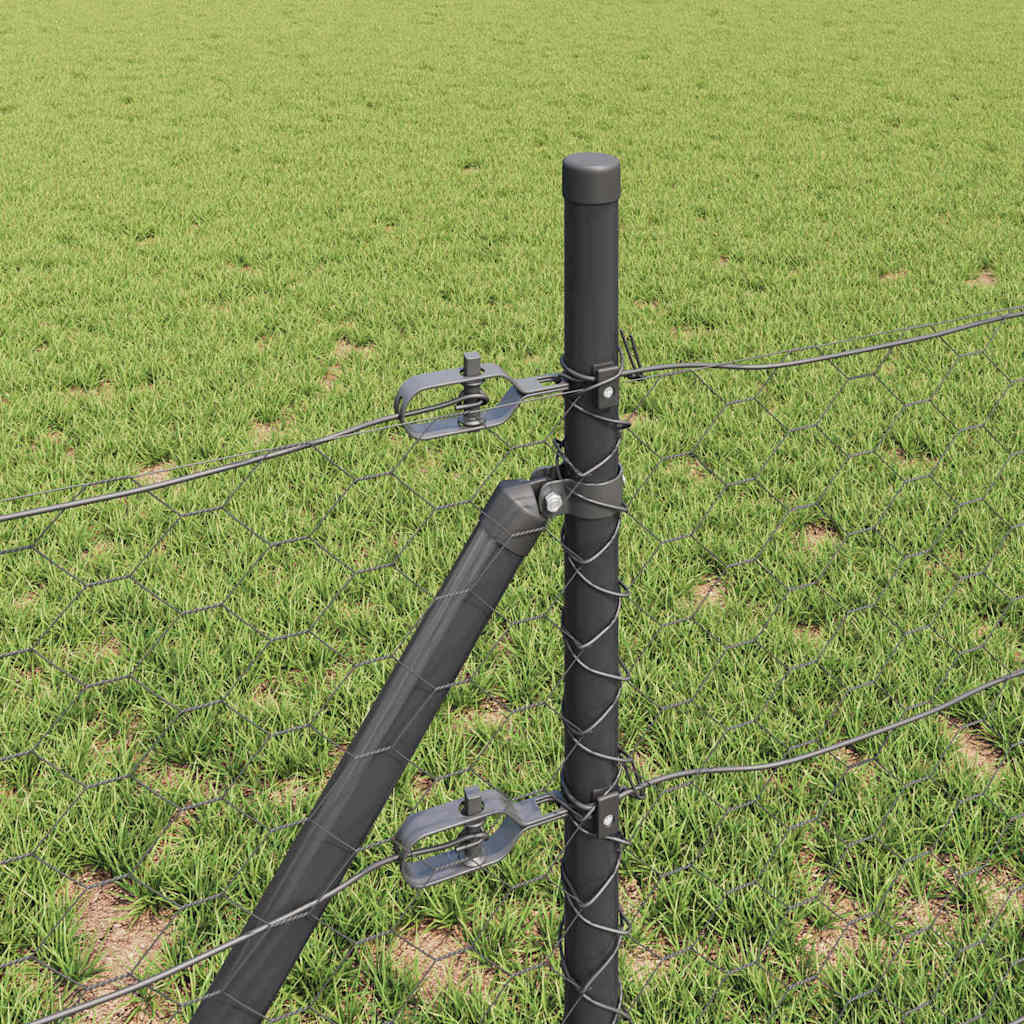 Temeljna zavarena žičana ograda 25 x 0,5 m (Š x V)