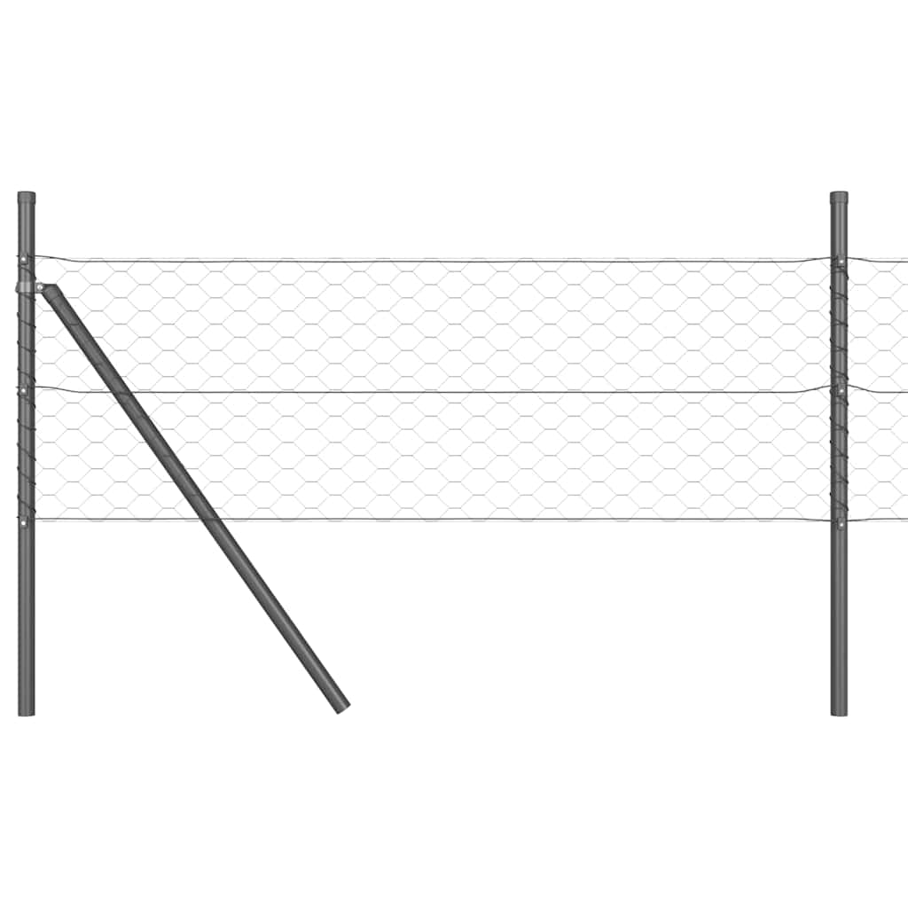 Temeljna zavarena žičana ograda 25 x 0,5 m (Š x V)