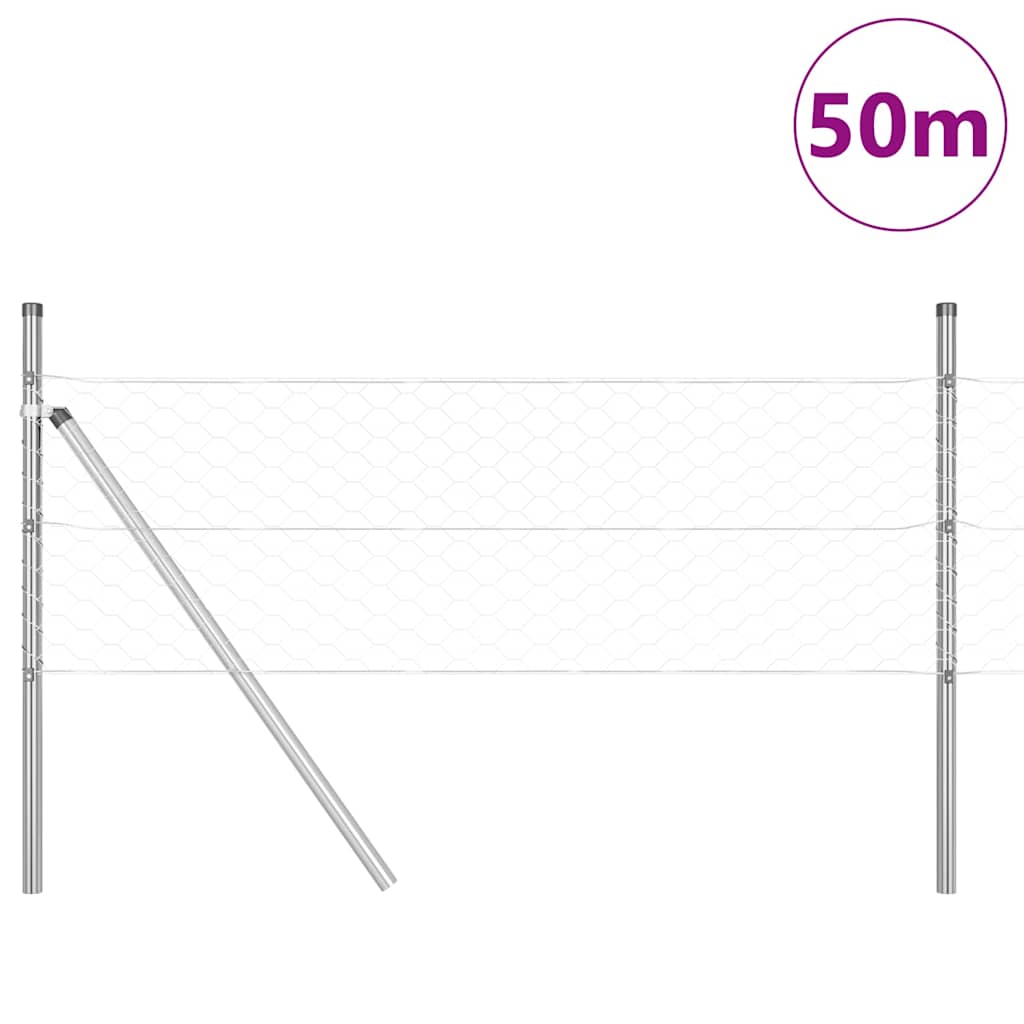 Temeljna zavarena žičana ograda 50 x 0,5 m (Š x V)