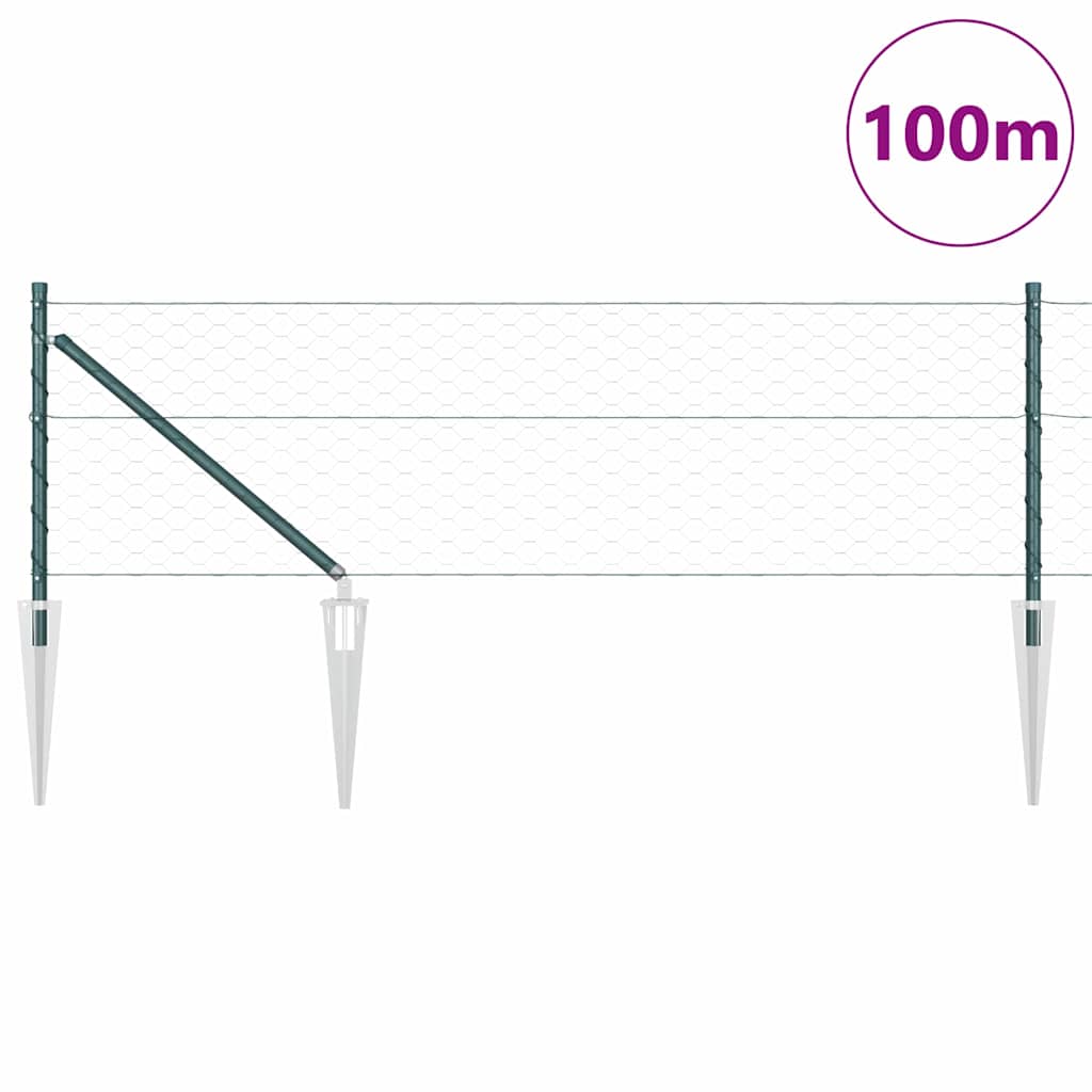 Zavareno žičano ograđivanje s bodljama 100 x 0,6 m (Š x V)