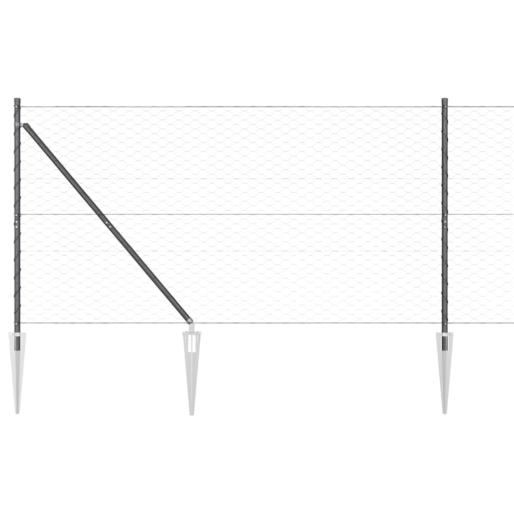 Zavareno žičano ograđivanje s bodljama 100 x 1,4 m (Š x V)