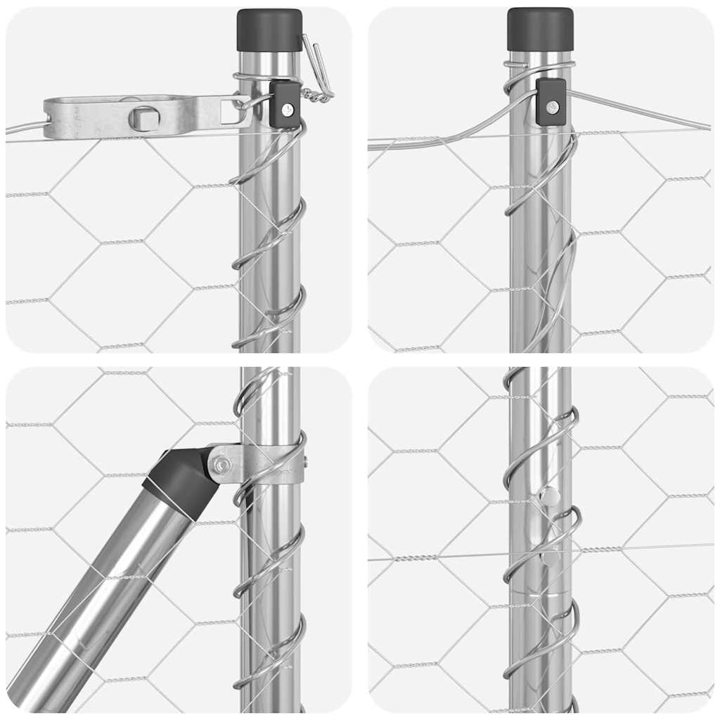 Zavareno žičano ograđivanje s bodljama 25 x 1,4 m (Š x V)