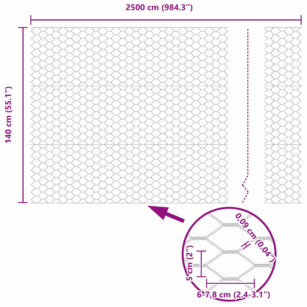 Zavareno žičano ograđivanje s bodljama 25 x 1,4 m (Š x V)