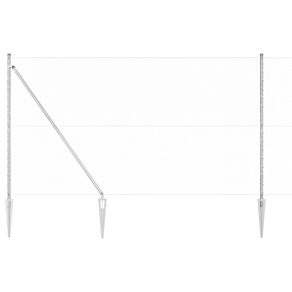 Zavareno žičano ograđivanje s bodljama 25 x 1,5 m (Š x V)
