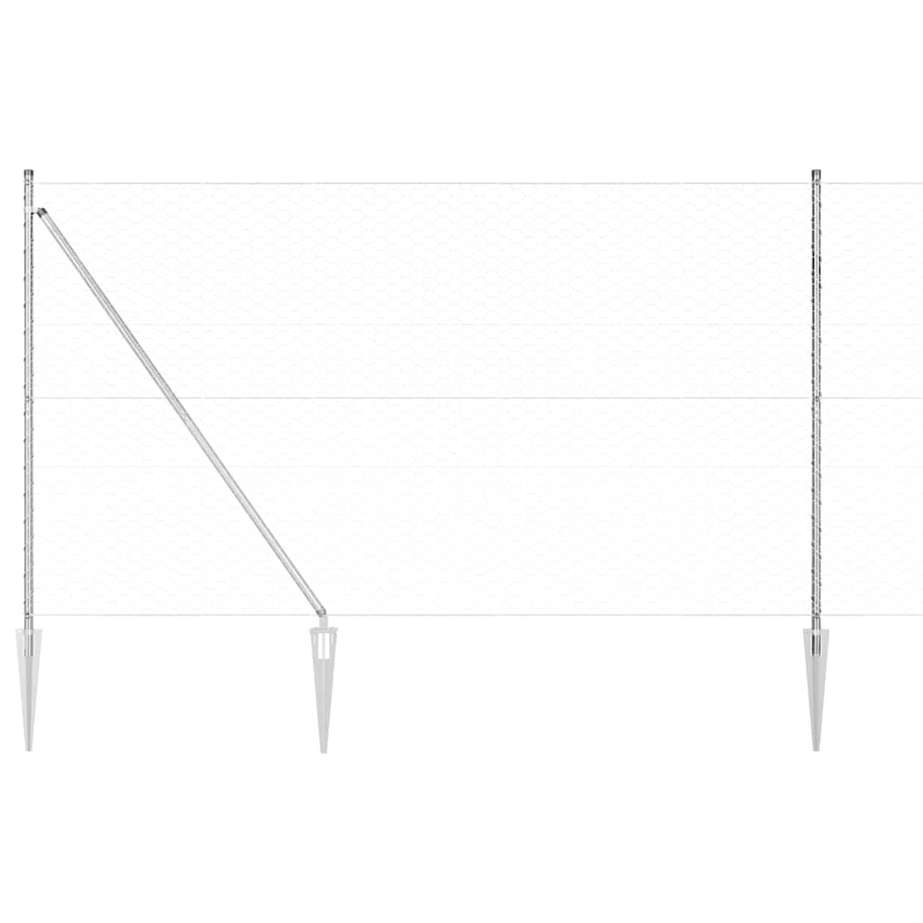 Zavareno žičano ograđivanje s bodljama 50 x 1,6 m (Š x V)