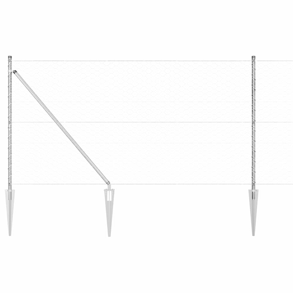 Zavareno žičano ograđivanje s bodljama 100 x 1,2 m (Š x V)