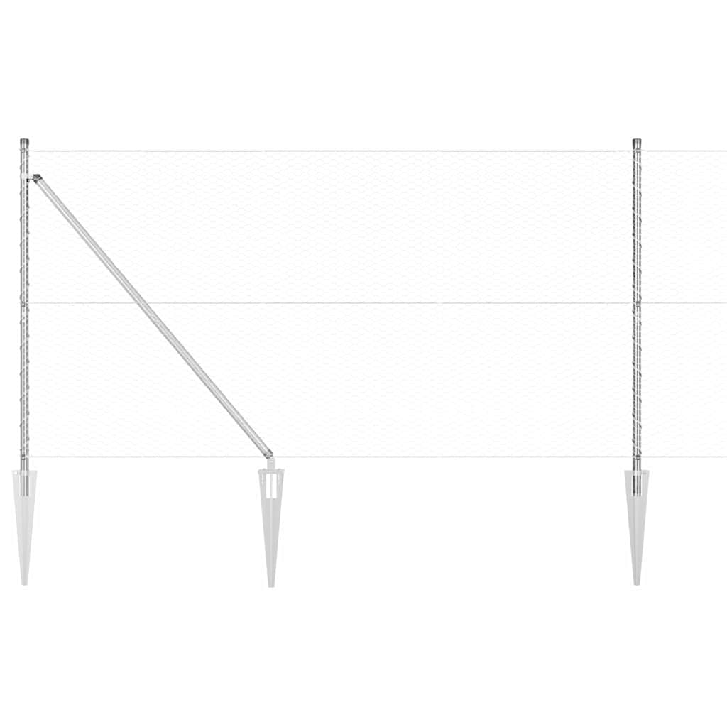 Zavareno žičano ograđivanje s bodljama 100 x 1,4 m (Š x V)