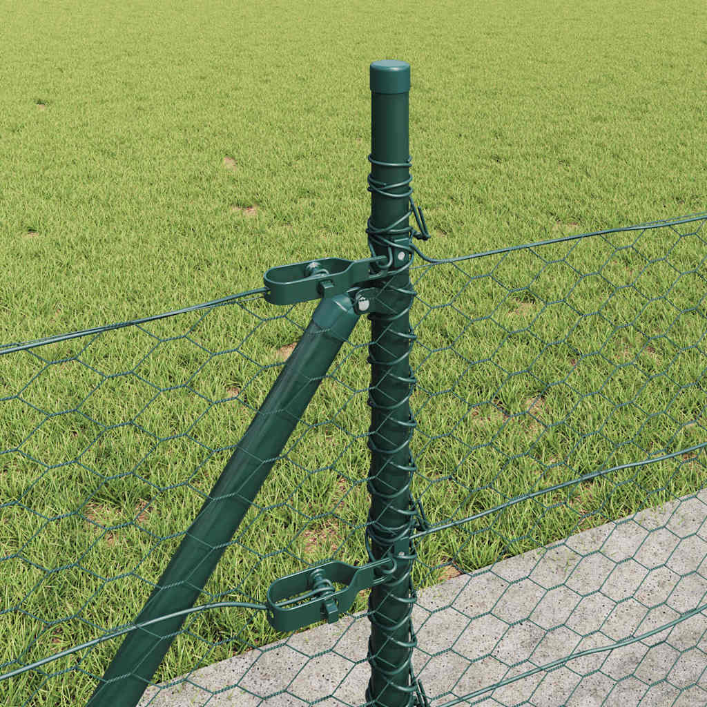 Zavareno žičano ogradno mreža s betonskom podlogom 100 x 0,5 m