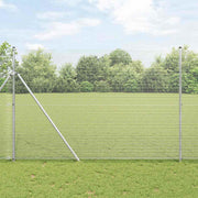 Temeljna zavarena žičana ograda 50 x 1,5 m Srebrna Mreža