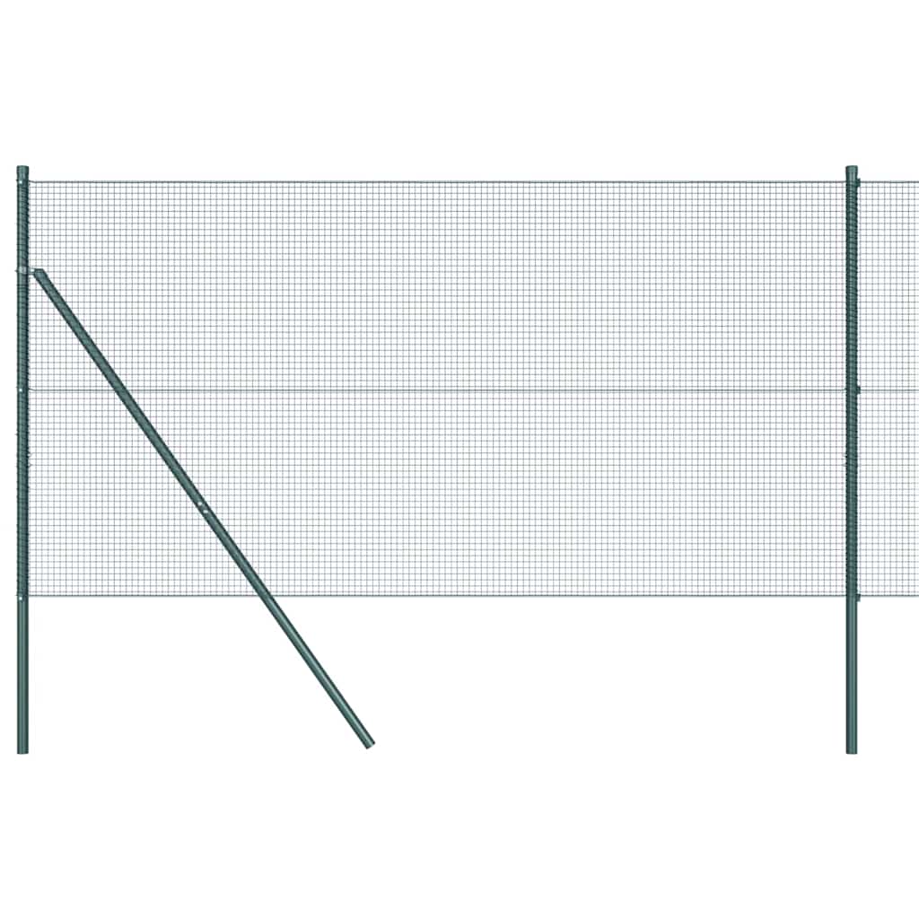 Temeljna zavarena žičana ograda 10 x 1,4 m Zelena Mreža
