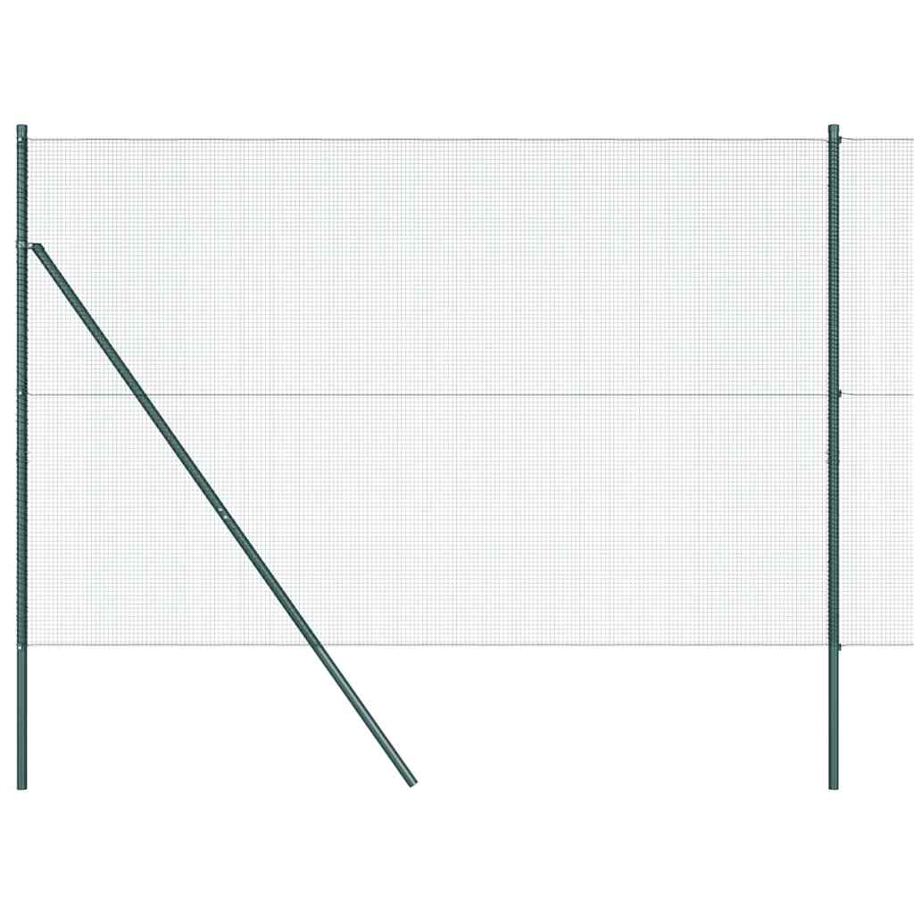 Temeljna zavarena žičana ograda 10 x 1,6 m Zelena Mreža