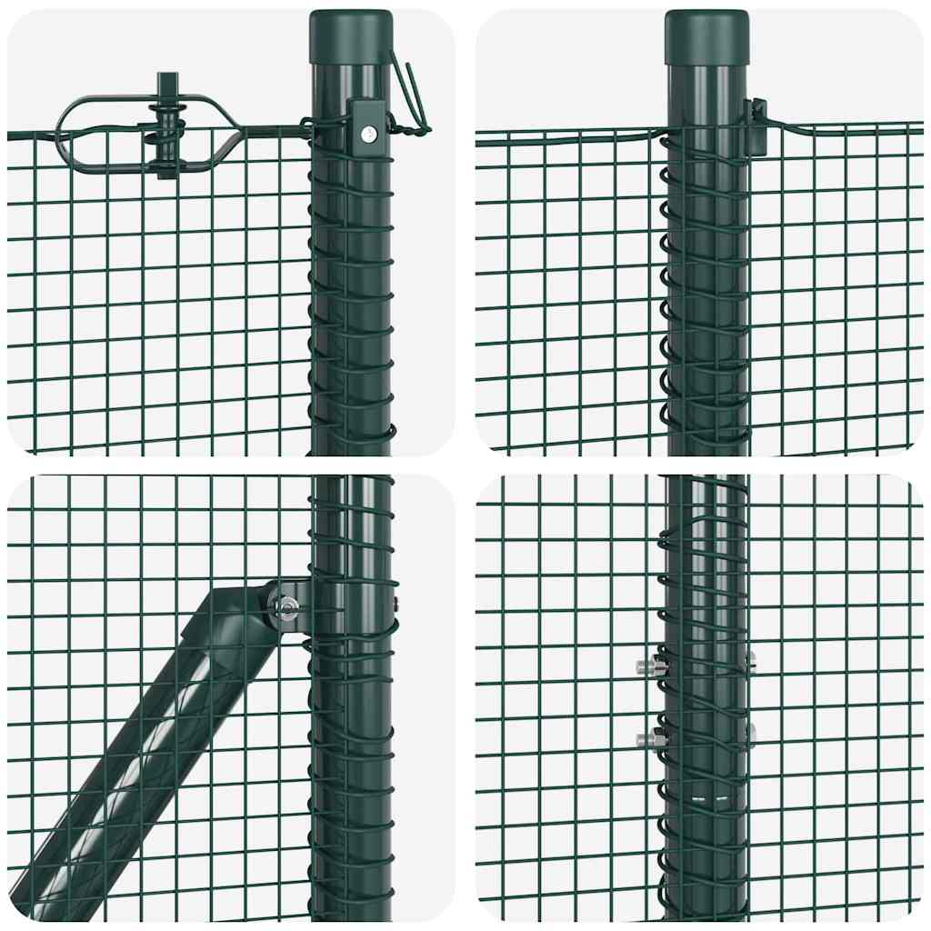 Temeljna zavarena žičana ograda 25 x 1,2 m Zelena Mreža