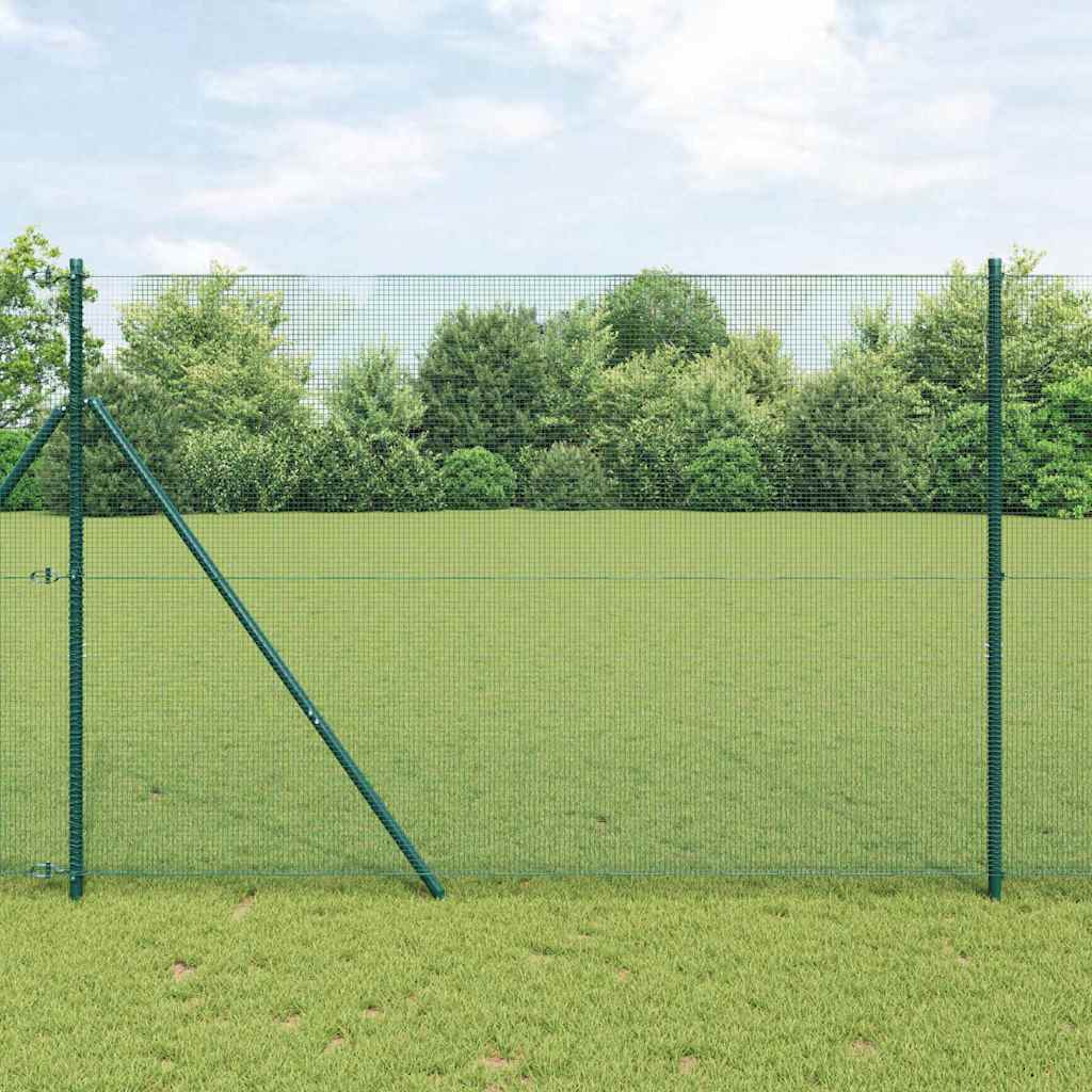 Temeljna zavarena žičana ograda 25 x 1,5 m Zelena Mreža