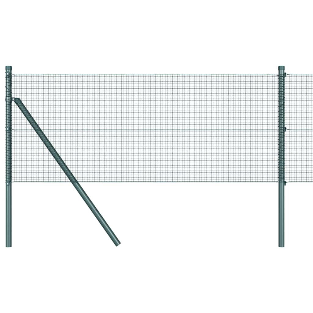 Temeljna zavarena žičana ograda 50 x 0,6 m Zelena Mreža