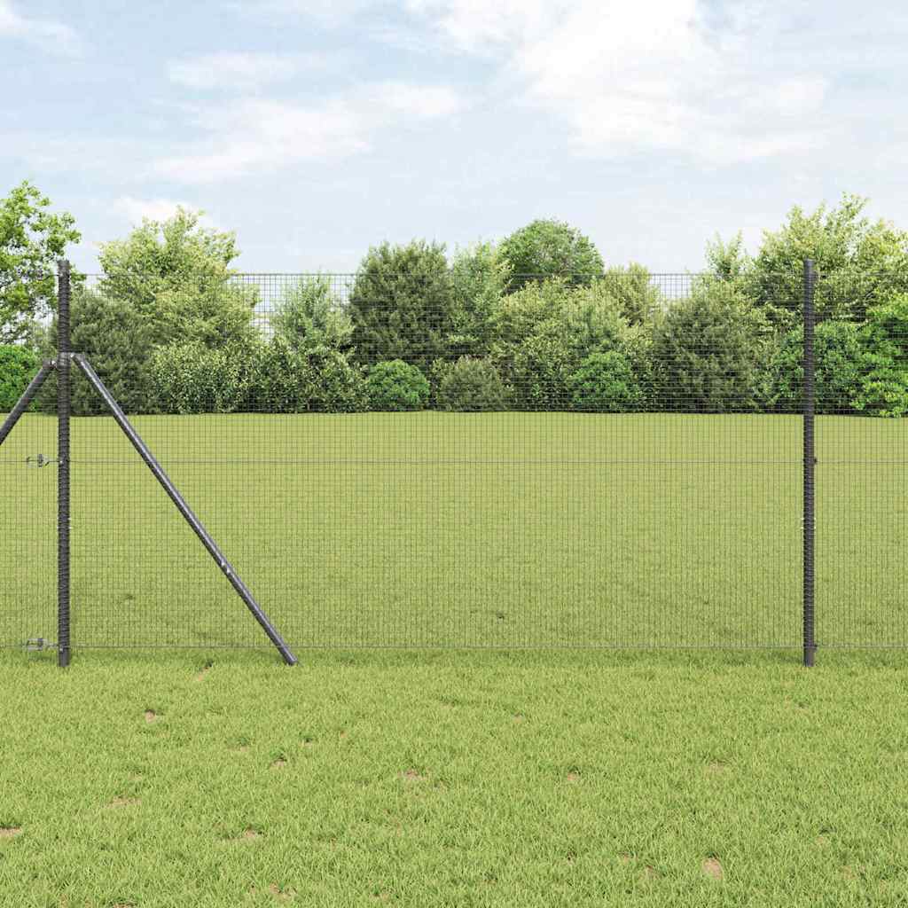Temeljna zavarena žičana ograda 25 x 1,4 m (Š x V)