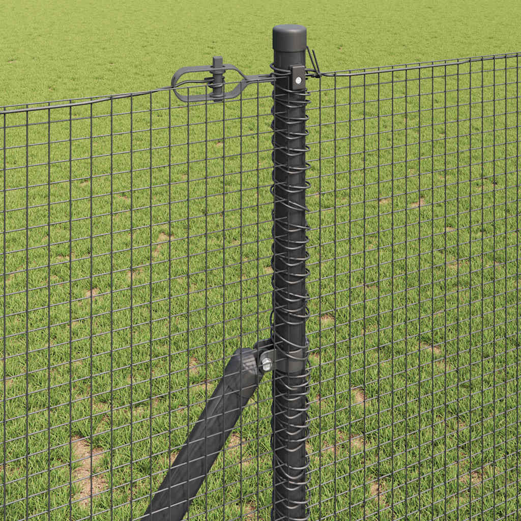 Temeljna zavarena žičana ograda 100 x 1 m Čelik premazan PVC-om