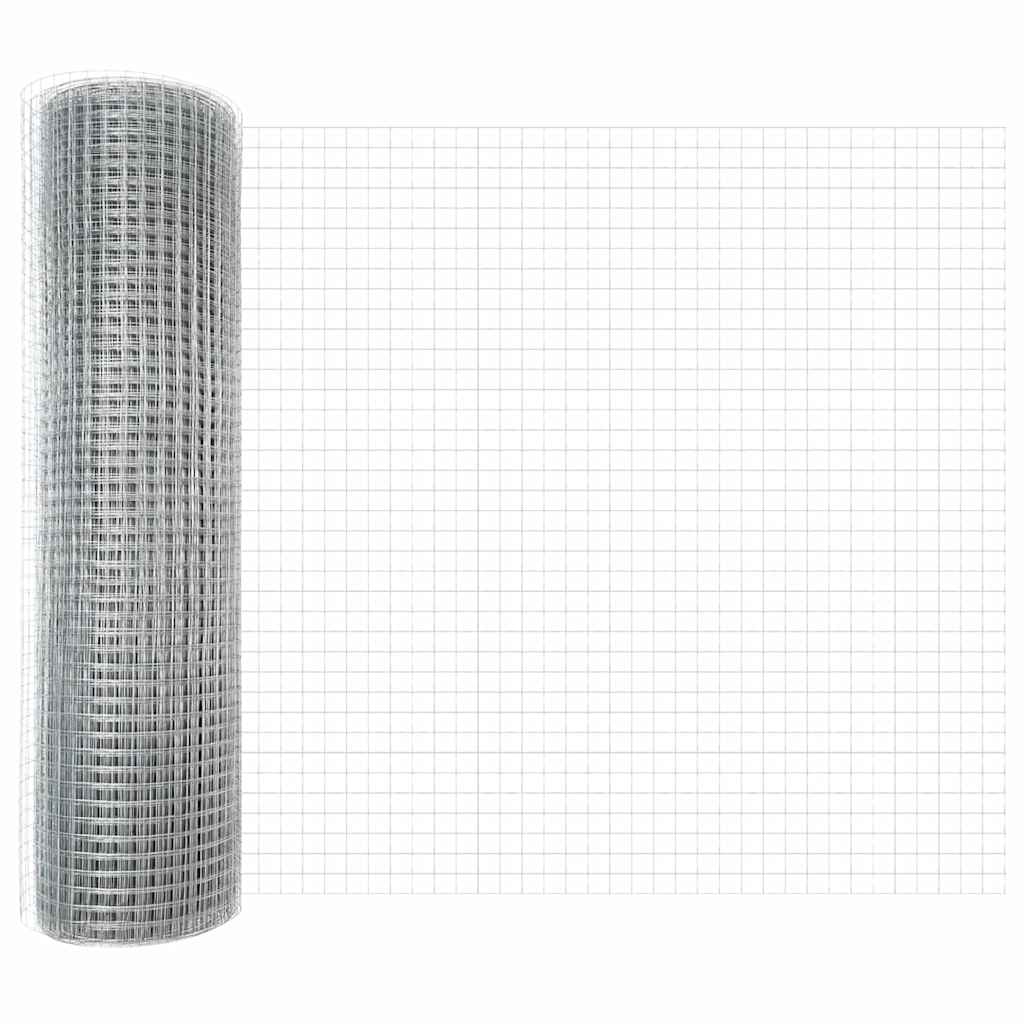 Zavareno žičano ograđivanje s bodljama 25 x 0,4 m Srebrna Mreža
