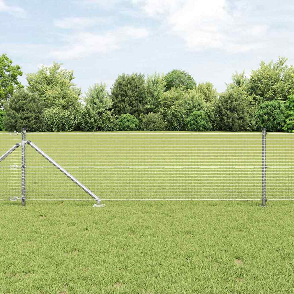 Zavareno žičano ograđivanje s bodljama 25 x 0,4 m Srebrna Mreža