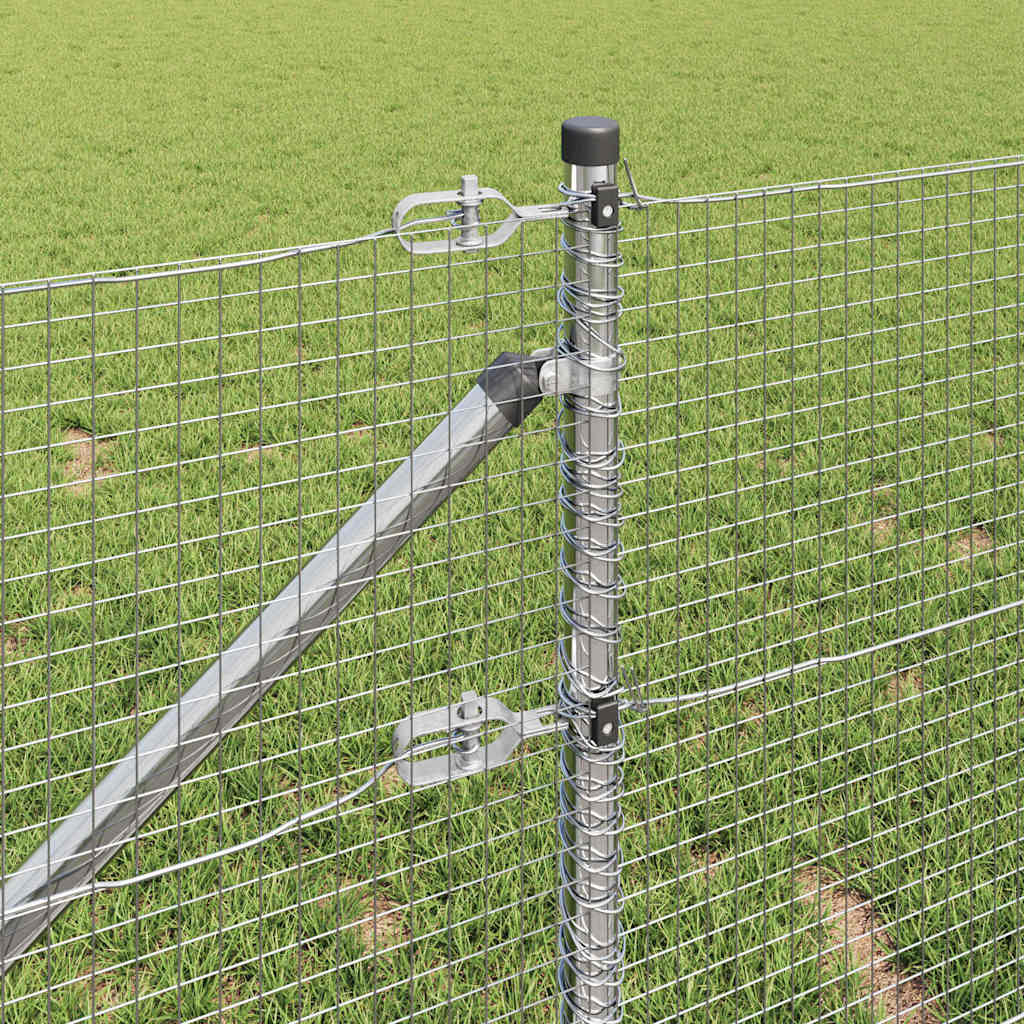 Zavareno žičano ograđivanje s bodljama 50 x 0,8 m Srebrna Mreža