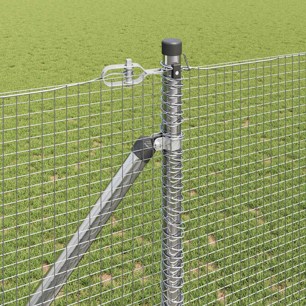 Zavareno žičano ograđivanje s bodljama 50 x 1,2 m Srebrna Mreža