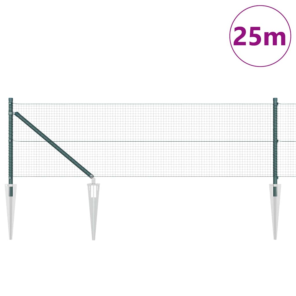 Zavareno žičano ograđivanje s bodljama 25 x 0,5 m (Š x V)
