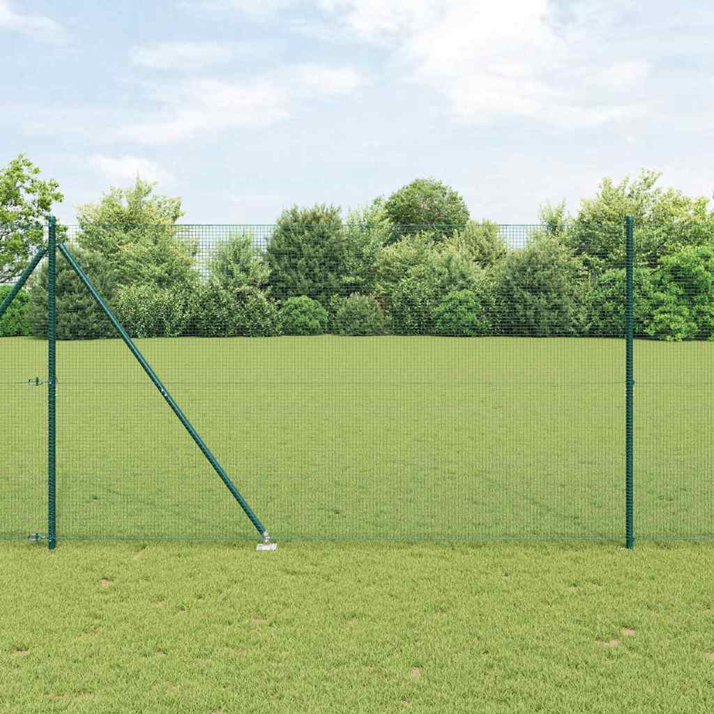 Zavareno žičano ograđivanje s bodljama 25 x 1,6 m Zelena Mreža