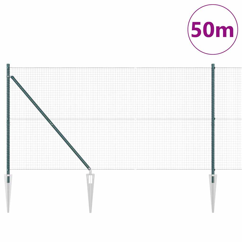 Zavareno žičano ograđivanje s bodljama 50 x 1 m (Š x V)