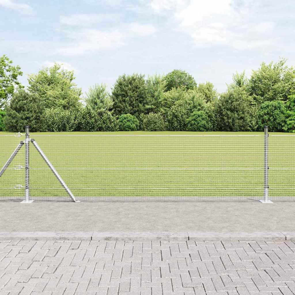Zavareno žičano ogradno mreža s betonskom podlogom 10 x 0,6 m