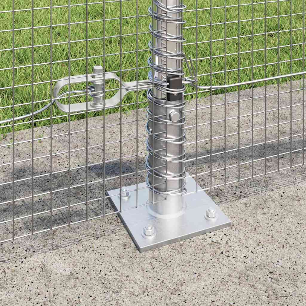 Zavareno žičano ogradno mreža s betonskom podlogom 25 x 0,5 m