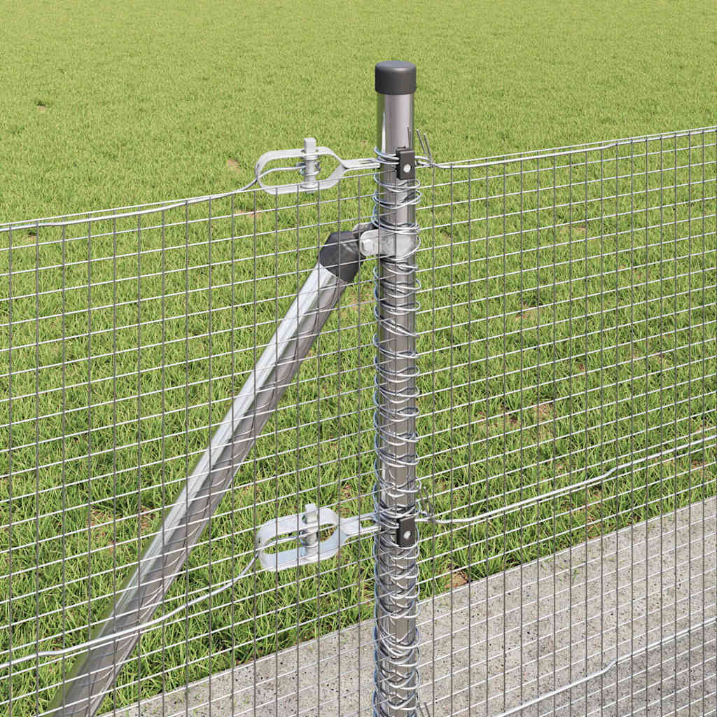 Zavareno žičano ogradno mreža s betonskom podlogom 25 x 0,5 m