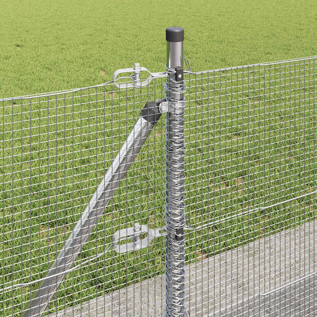 Zavareno žičano ogradno mreža s betonskom podlogom 25 x 0,6 m