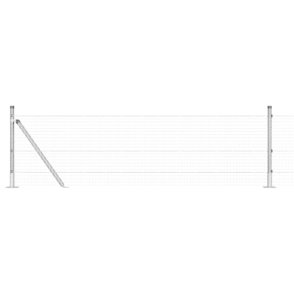 Zavareno žičano ogradno mreža s betonskom podlogom 25 x 0,6 m