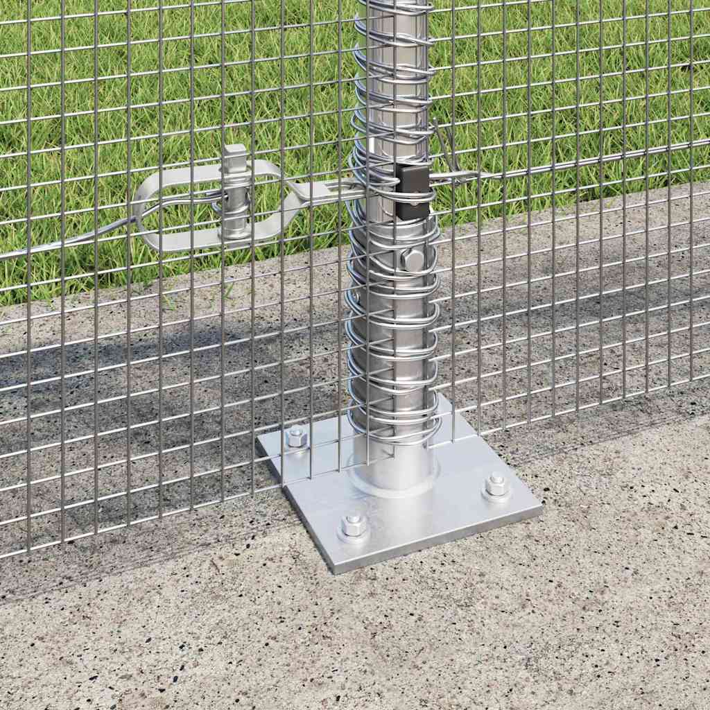 Zavareno žičano ogradno mreža s betonskom podlogom 25 x 0,8 m
