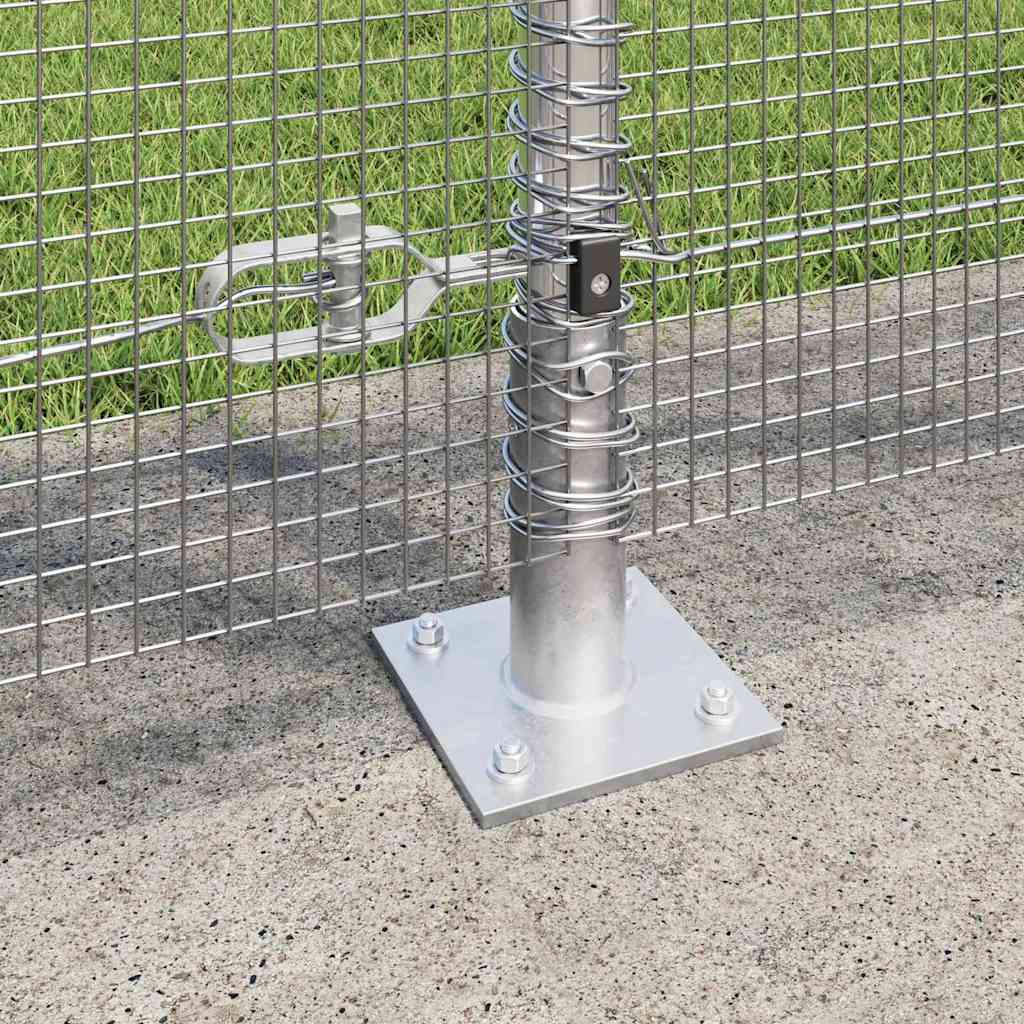Zavareno žičano ogradno mreža s betonskom podlogom 25 x 1,2 m