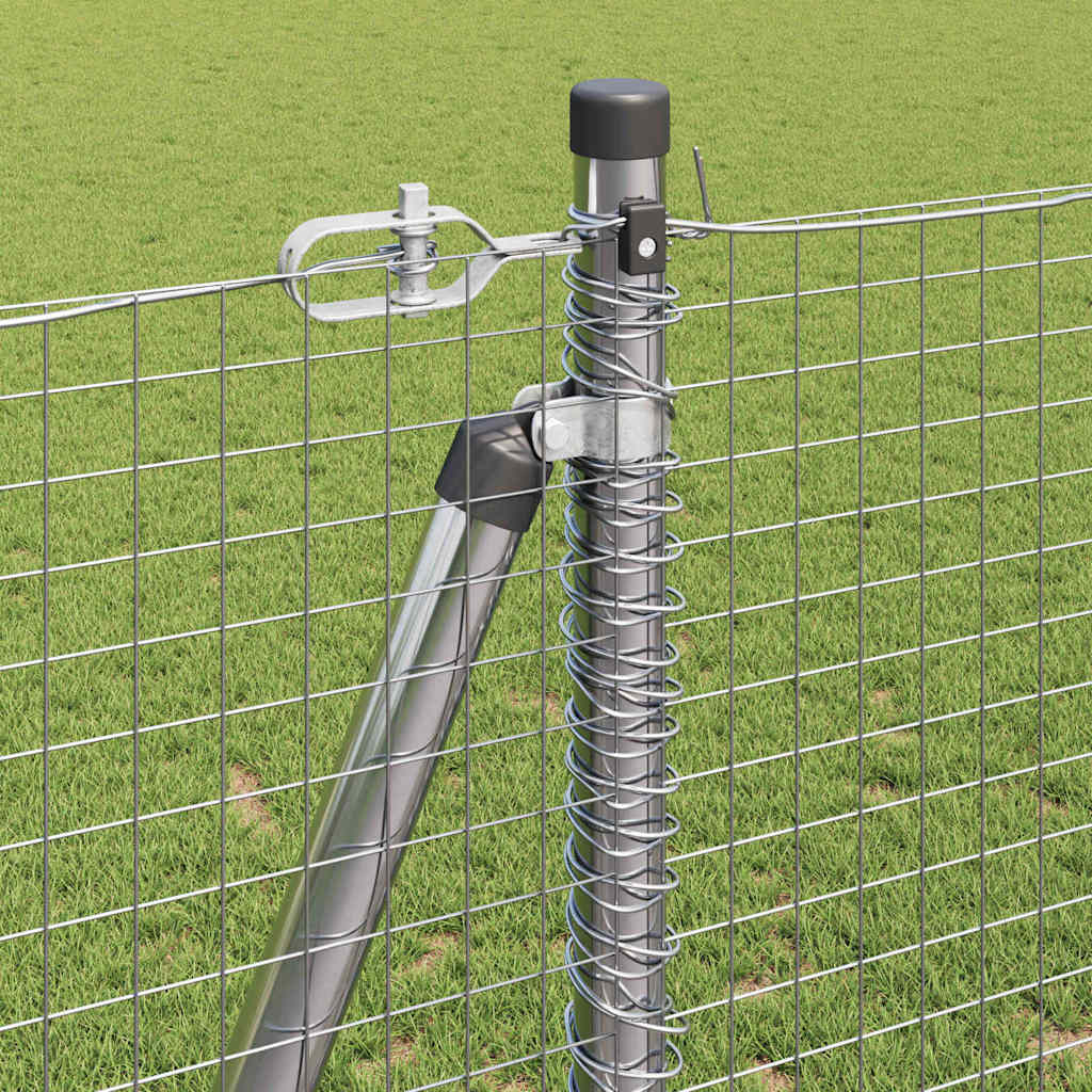Zavareno žičano ogradno mreža s betonskom podlogom 25 x 1,2 m