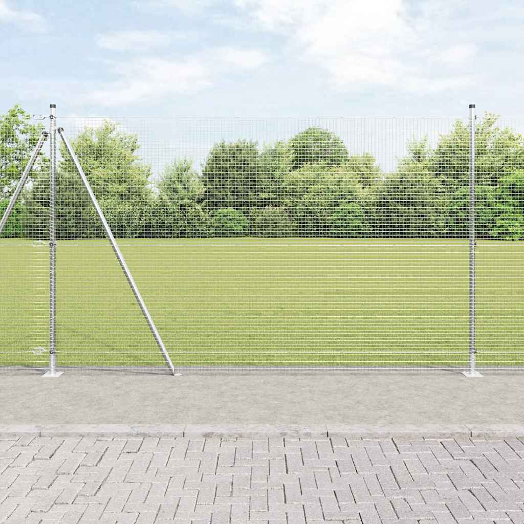 Zavareno žičano ogradno mreža s betonskom podlogom 25 x 1,4 m