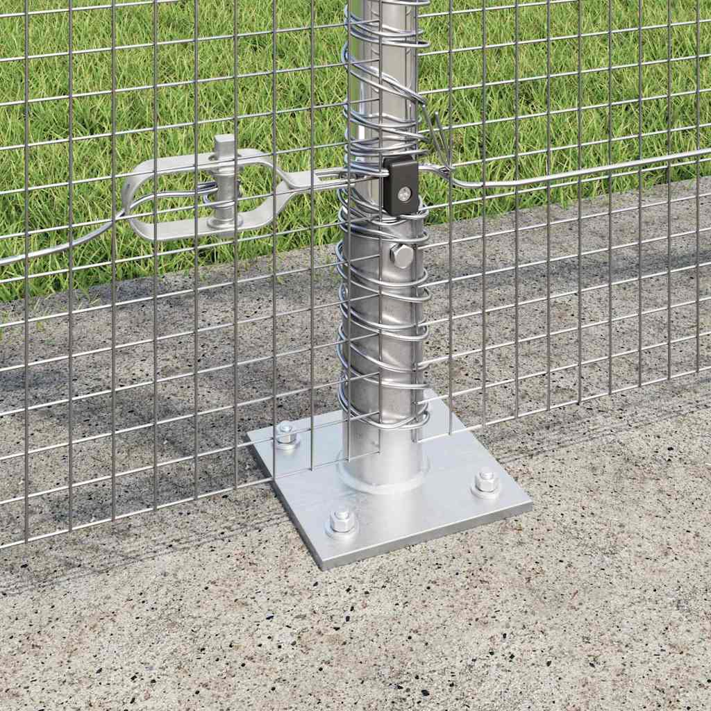 Zavareno žičano ogradno mreža s betonskom podlogom 25 x 1,6 m