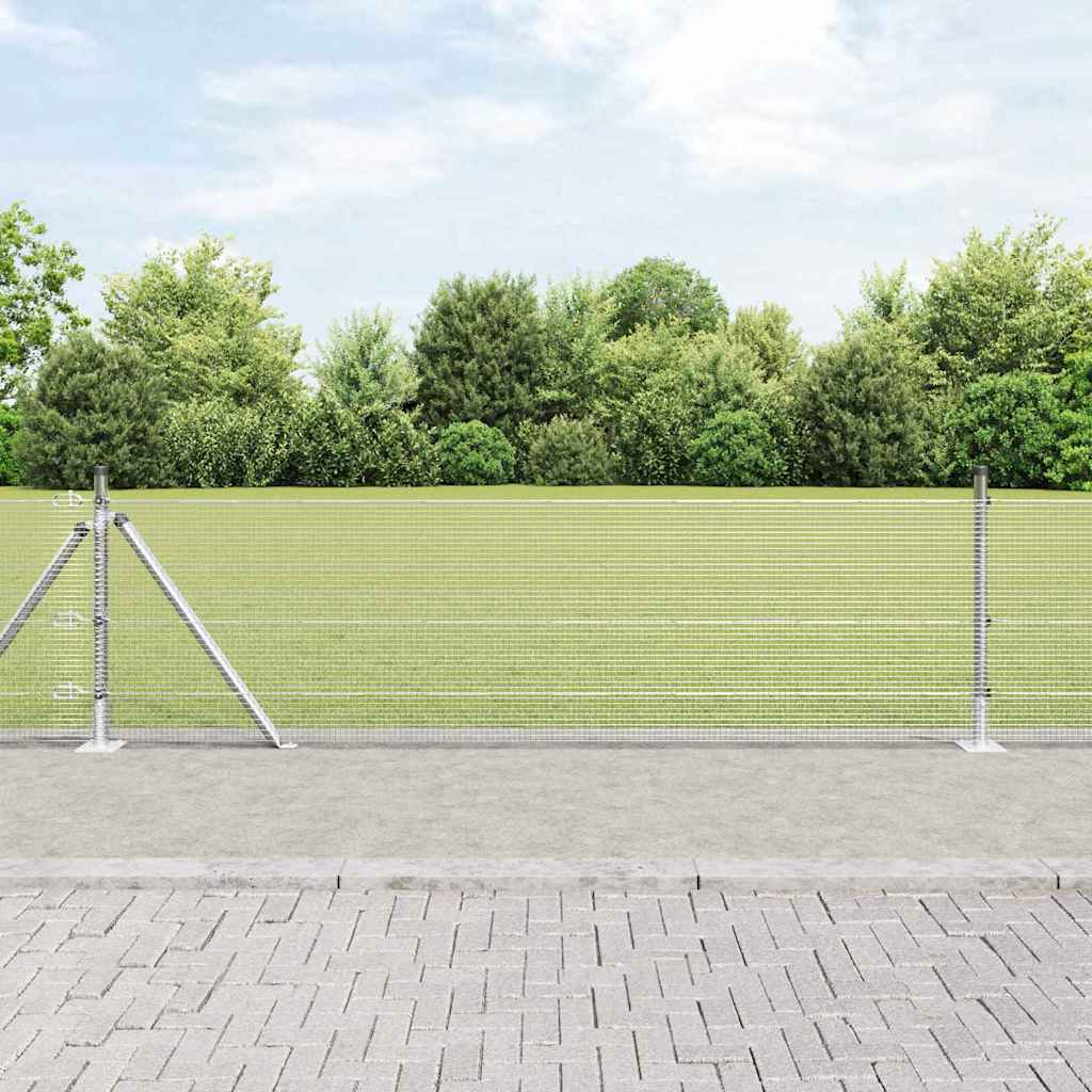 Zavareno žičano ogradno mreža s betonskom podlogom 50 x 0,6 m