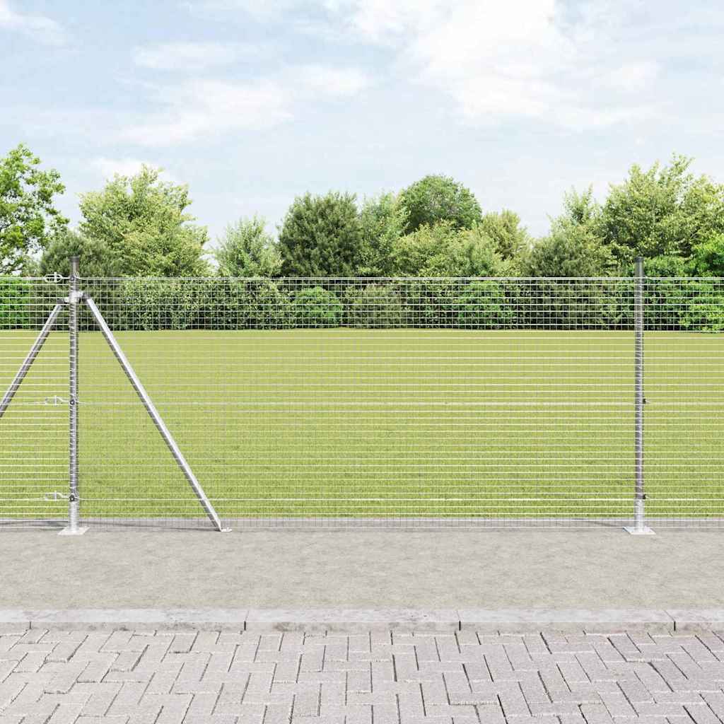 Zavareno žičano ogradno mreža s betonskom podlogom 50 x 0,8 m
