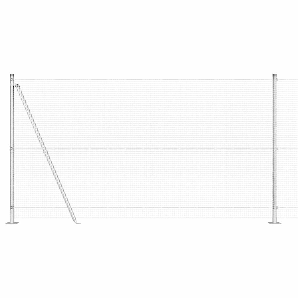 Zavareno žičano ogradno mreža s betonskom podlogom 50 x 1,2 m
