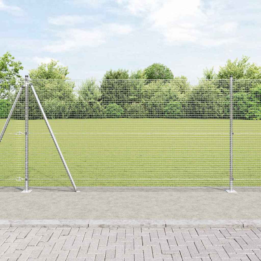 Zavareno žičano ogradno mreža s betonskom podlogom 50 x 1,2 m