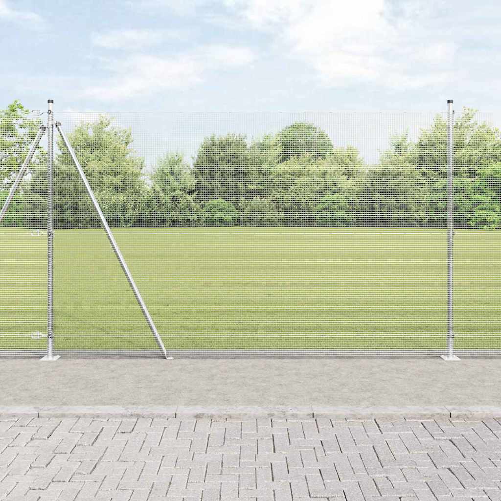 Zavareno žičano ogradno mreža s betonskom podlogom 50 x 1,5 m