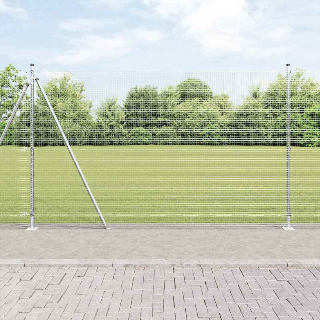 Zavareno žičano ogradno mreža s betonskom podlogom 50 x 1,5 m