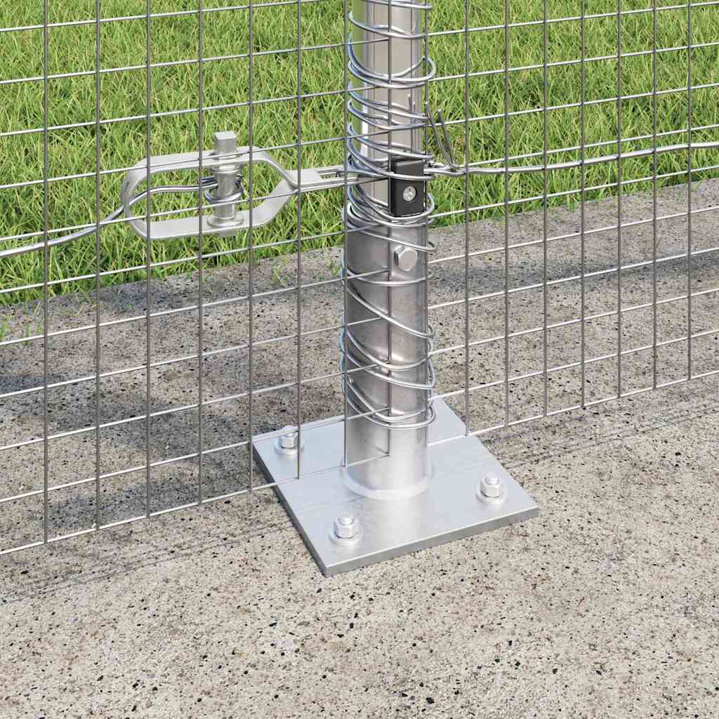 Zavareno žičano ogradno mreža s betonskom podlogom 50 x 1,5 m