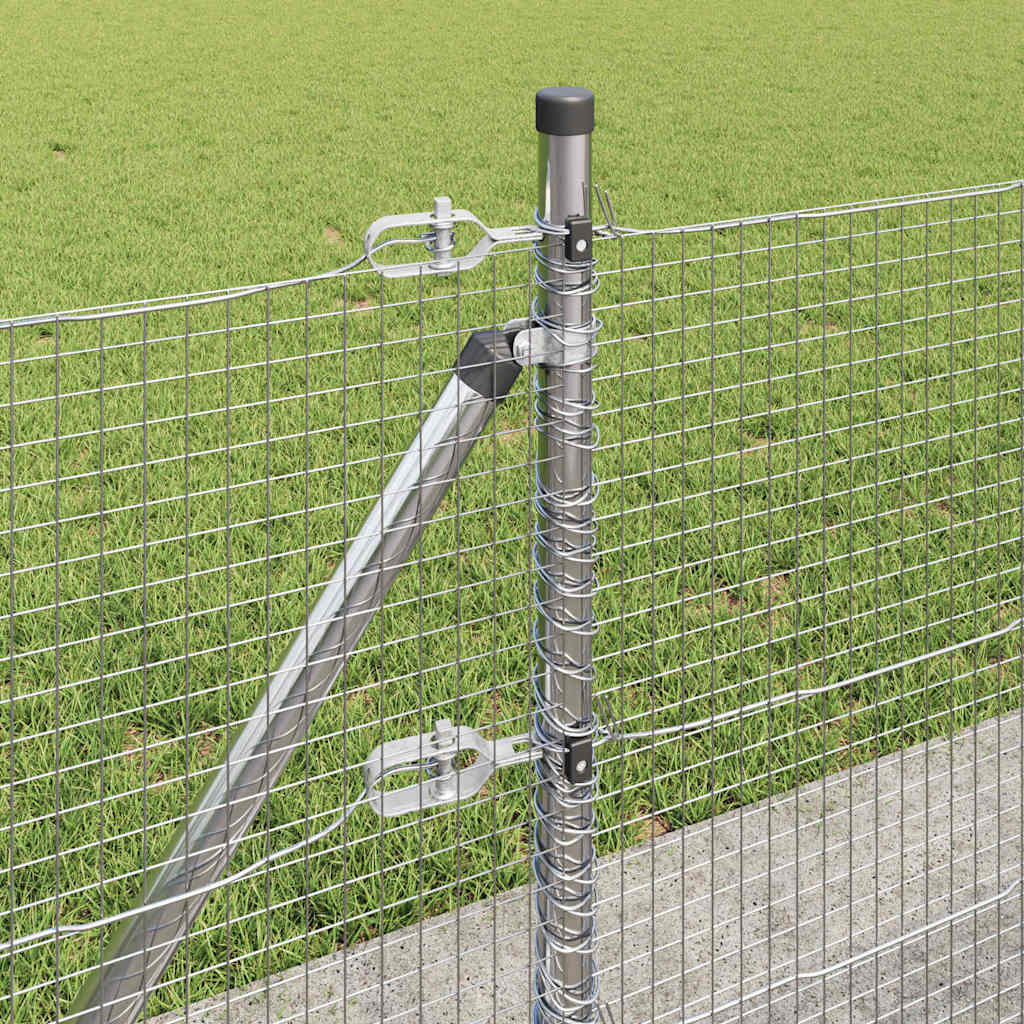 Zavareno žičano ogradno mreža s betonskom podlogom 100 x 0,5 m
