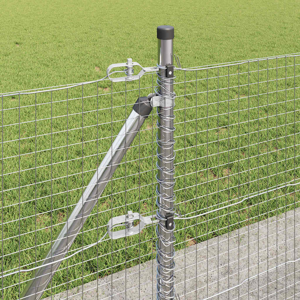 Zavareno žičano ogradno mreža s betonskom podlogom 100 x 0,5 m