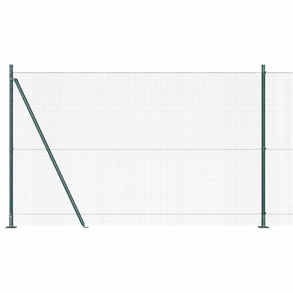Zavareno žičano ogradno mreža s betonskom podlogom 10 x 1,5 m